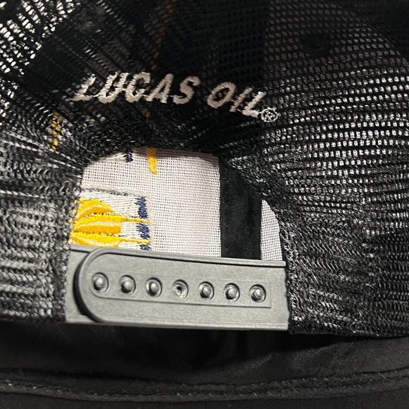 Main Gate Indiana Pacers NBA Basketball Snapback Trucker Hat Lucas Oil Gray - Picture 4 of 9